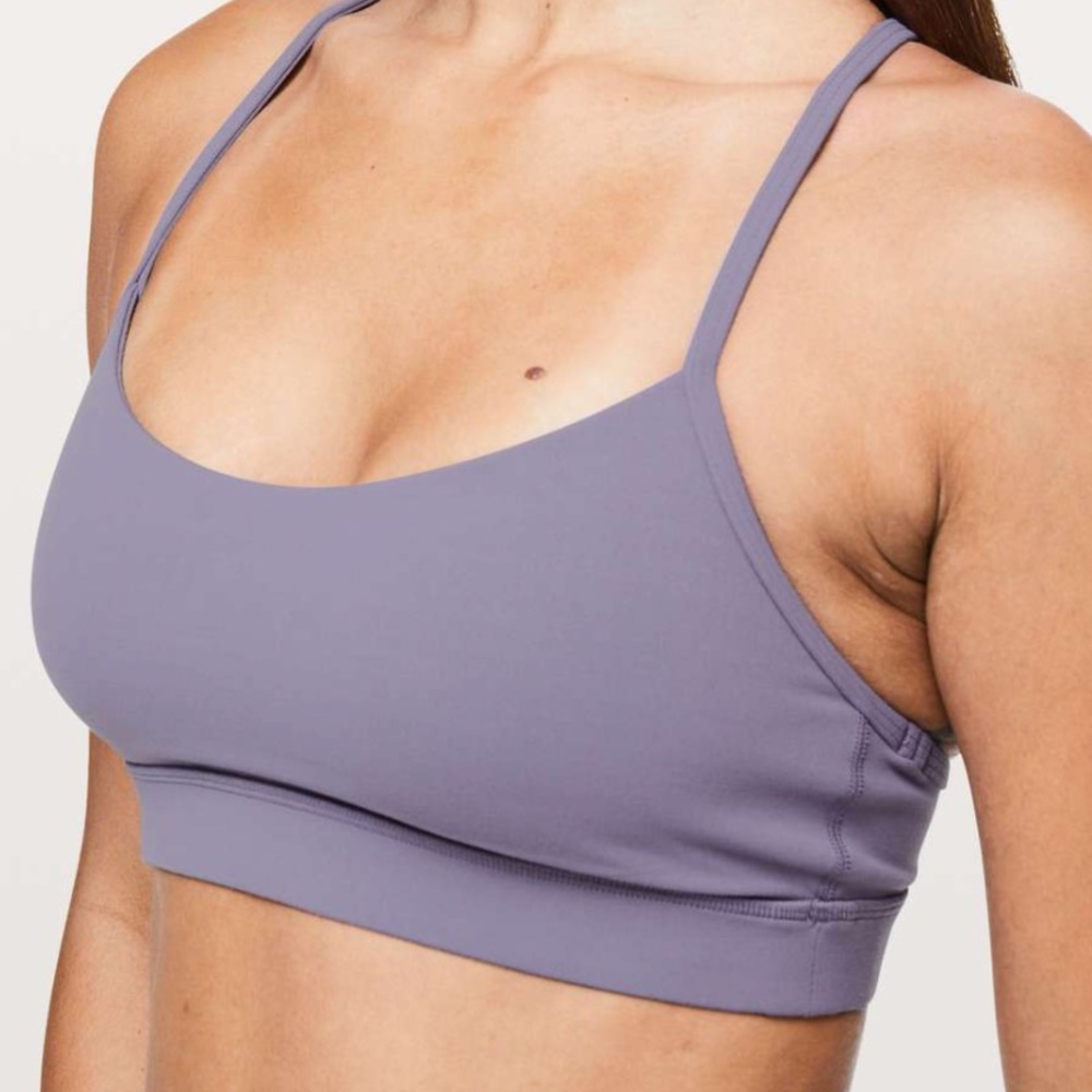 Lululemon Flow Y Bra in Purple Quartz